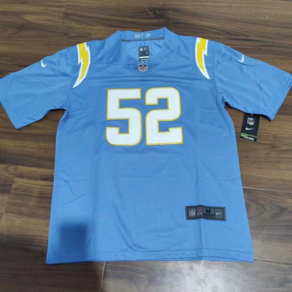 Los Angeles Chargers Khalil Mack Nike Nfl Game #52 Blue Jersey